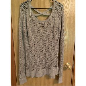 Sweater with glitter throughout